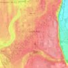 South Hill topographic map, elevation, terrain