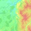 Requena topographic map, elevation, terrain