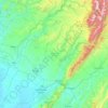 Manawatū District topographic map, elevation, terrain