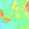 Grenfell topographic map, elevation, terrain