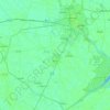 Kirton CP topographic map, elevation, terrain