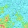 Xiaoshan District topographic map, elevation, terrain