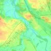 Krapkowice topographic map, elevation, terrain