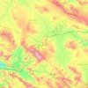 Hamadan Province topographic map, elevation, terrain