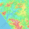 Kaikohe-Hokianga Community topographic map, elevation, terrain