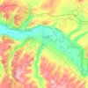 Toro topographic map, elevation, terrain