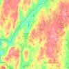 New Braintree topographic map, elevation, terrain