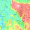 Canaan topographic map, elevation, terrain