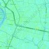 Bang Na Nuea Subdistrict topographic map, elevation, terrain