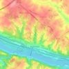 Brunswick topographic map, elevation, terrain