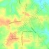 Ninety Six topographic map, elevation, terrain