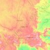 Pixley Ka Seme Local Municipality topographic map, elevation, terrain