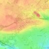 Chemin Vert topographic map, elevation, terrain