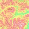 Кара-Хольский сумон topographic map, elevation, terrain