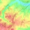 Horringer topographic map, elevation, terrain