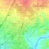 Alangilan topographic map, elevation, terrain