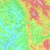 Rapolano Terme topographic map, elevation, terrain