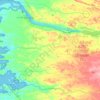 Chisasibi (Land) topographic map, elevation, terrain