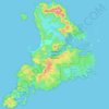 Rakiura National Park topographic map, elevation, terrain
