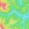 Pradleves topographic map, elevation, terrain