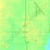 Ellendale topographic map, elevation, terrain