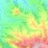Dzianisz topographic map, elevation, terrain