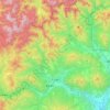 Nakanojo topographic map, elevation, terrain