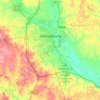 Hattiesburg topographic map, elevation, terrain