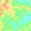 Kinnoul topographic map, elevation, terrain