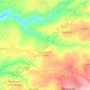 Travanca de Lagos topographic map, elevation, terrain