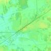 Tłuszcz topographic map, elevation, terrain