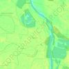 Siedlec topographic map, elevation, terrain