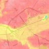 Huntington topographic map, elevation, terrain