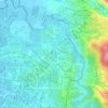Fortune topographic map, elevation, terrain