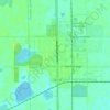Schoolcraft topographic map, elevation, terrain