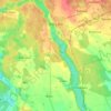 Biały Bór topographic map, elevation, terrain