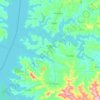 Entre Rios do Oeste topographic map, elevation, terrain