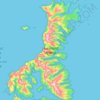 Auckland Island topographic map, elevation, terrain