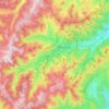 Communauté de communes de la Vallée de Munster topographic map, elevation, terrain