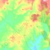 Ando topographic map, elevation, terrain
