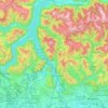 Lecco topographic map, elevation, terrain