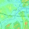 Liyang topographic map, elevation, terrain