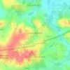 South Petherton topographic map, elevation, terrain