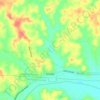 Enville topographic map, elevation, terrain