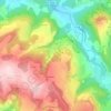 Le Poët-Célard topographic map, elevation, terrain