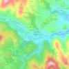 Pray topographic map, elevation, terrain