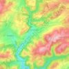Schönecken topographic map, elevation, terrain