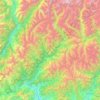 Upper Dir District topographic map, elevation, terrain