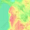 Calumet County topographic map, elevation, terrain