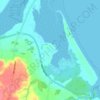 Wiltshire topographic map, elevation, terrain